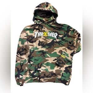 DC x Thrasher Mens Camo hoodie | Size Large Like New